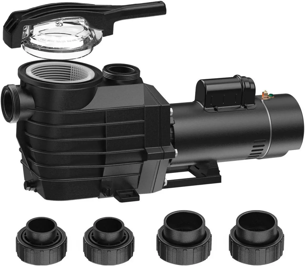 Main image of 2.5HP 6240GPH Pool Pumps Above Ground and Inground, 1725RPM/3450RPM 2-Speed Swimming Pool Pumps, Super Power, Salt/Fresh Water, IP44 Waterproof, Energy Saving