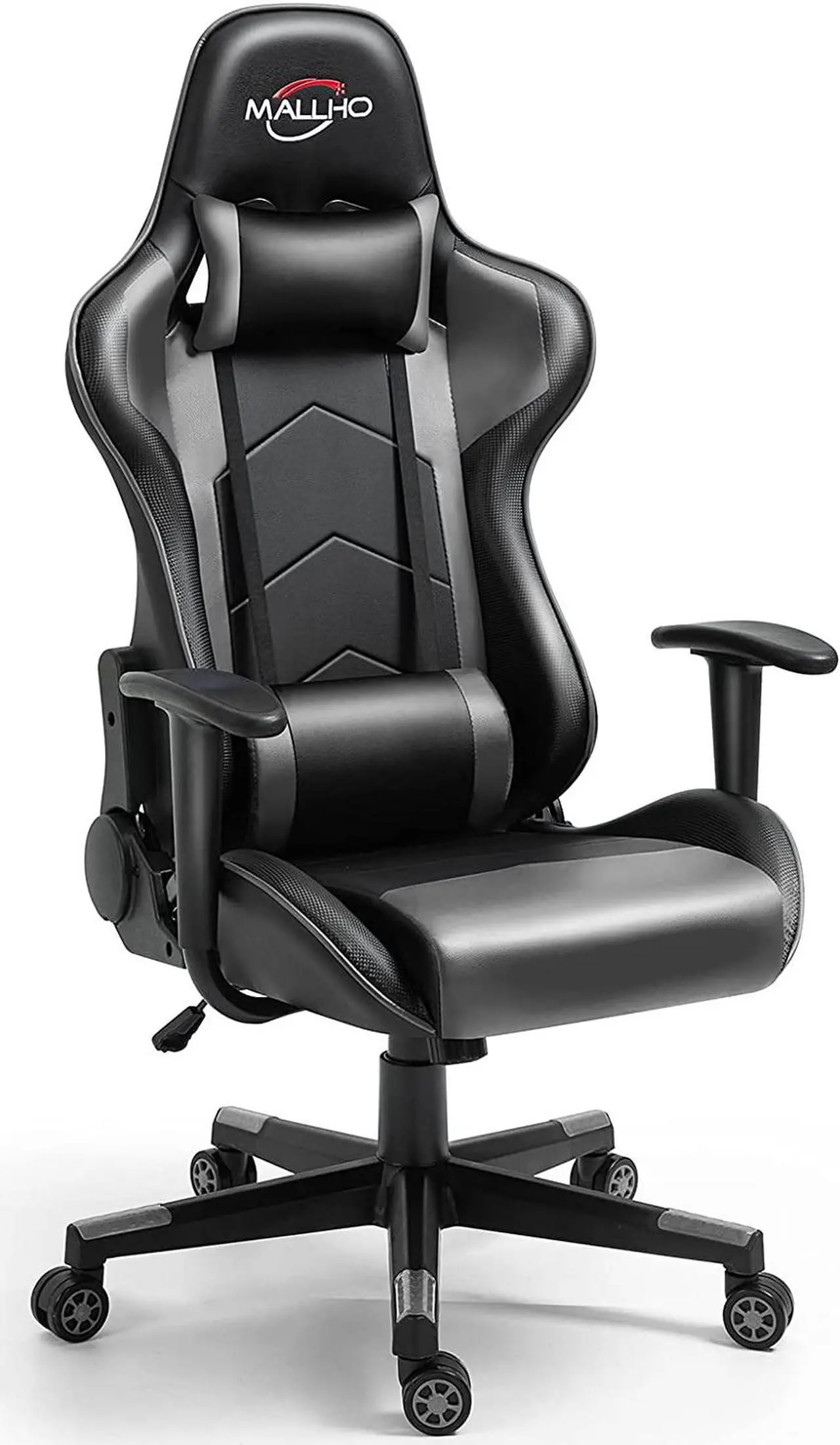 Polar Aurora Gaming Chair Racing Computer Chairs High Back Video Game Chair Adjustable Executive Ergonomic Swivel Gamer Chair Black