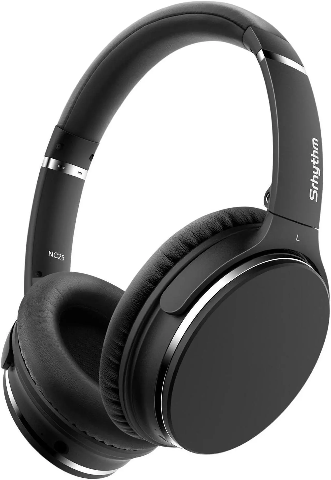Main image of Srhythm NC25 Active Noise Cancelling Headphones Bluetooth 5.3,ANC Stereo Headset Over-Ear with Hi-Fi,Mic,50H Playtime,Voice Assistant,Low Latency Game Mode