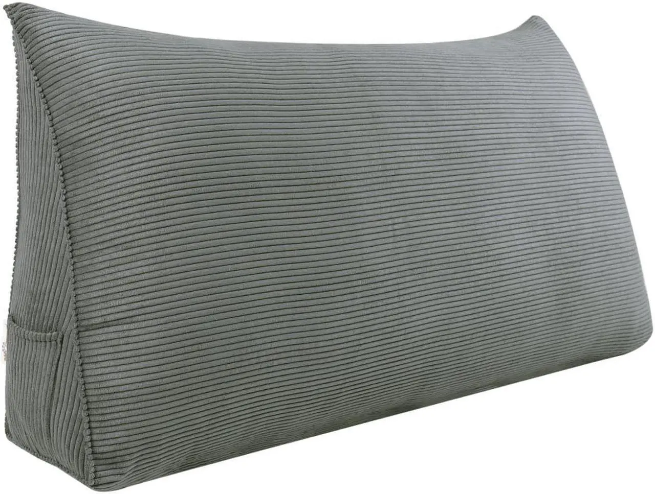 Main image of Rucener Large Bolster Triangular Positioning Support Reading Backrest Wedge Pillow for Headboard for Day Bed Bunk Bed with Removable Cover No Button