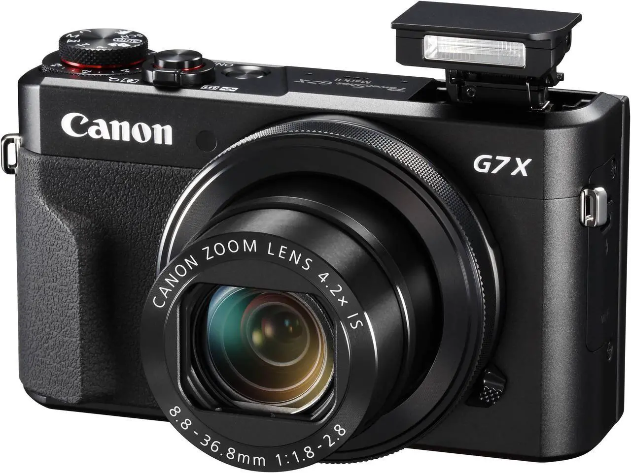 Alt view image 3 of 4 - Canon PowerShot G7 X Mark II Digital Camera 1066C001 (International Model) + NB-13L Replacement Lithium Ion Battery + 16GB SDHC Class 10 Memory Card + Flexible Tripod with Gripping Rubber Legs Bundle