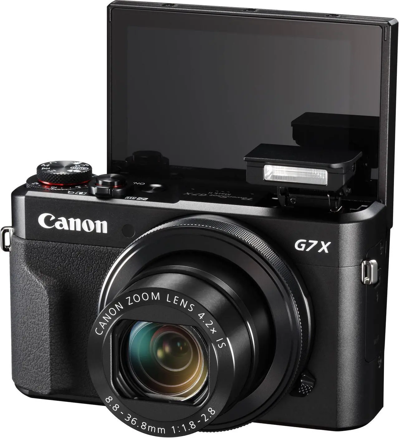 Alt view image 4 of 4 - Canon PowerShot G7 X Mark II Digital Camera 1066C001 (International Model) + NB-13L Replacement Lithium Ion Battery + 16GB SDHC Class 10 Memory Card + Flexible Tripod with Gripping Rubber Legs Bundle