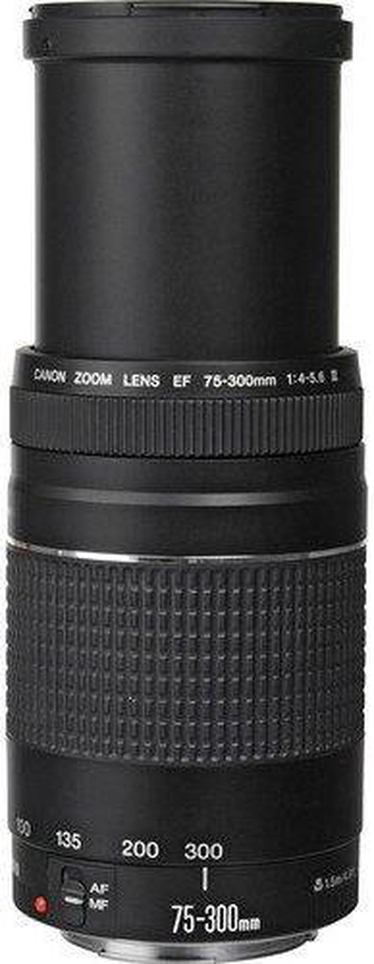 Alt view image 3 of 4 - Canon EF 75-300mm f/4-5.6 III Telephoto Zoom Lens 6473A003 Bundle with Tulip Lens Hood + Filter Kit+ Lens Case + More
