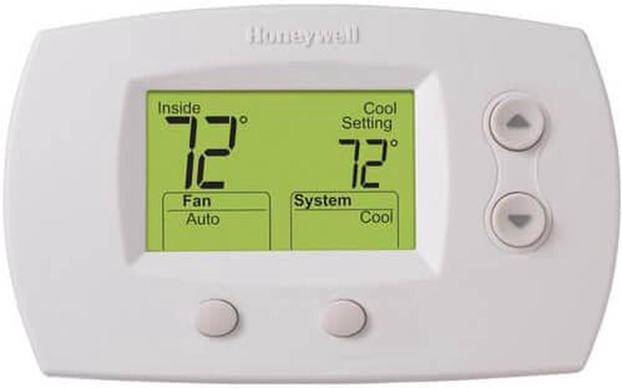 Alt view image 2 of 4 - Honeywell TH5220D1029 Focuspro 5000 Non-Programmable Thermostat