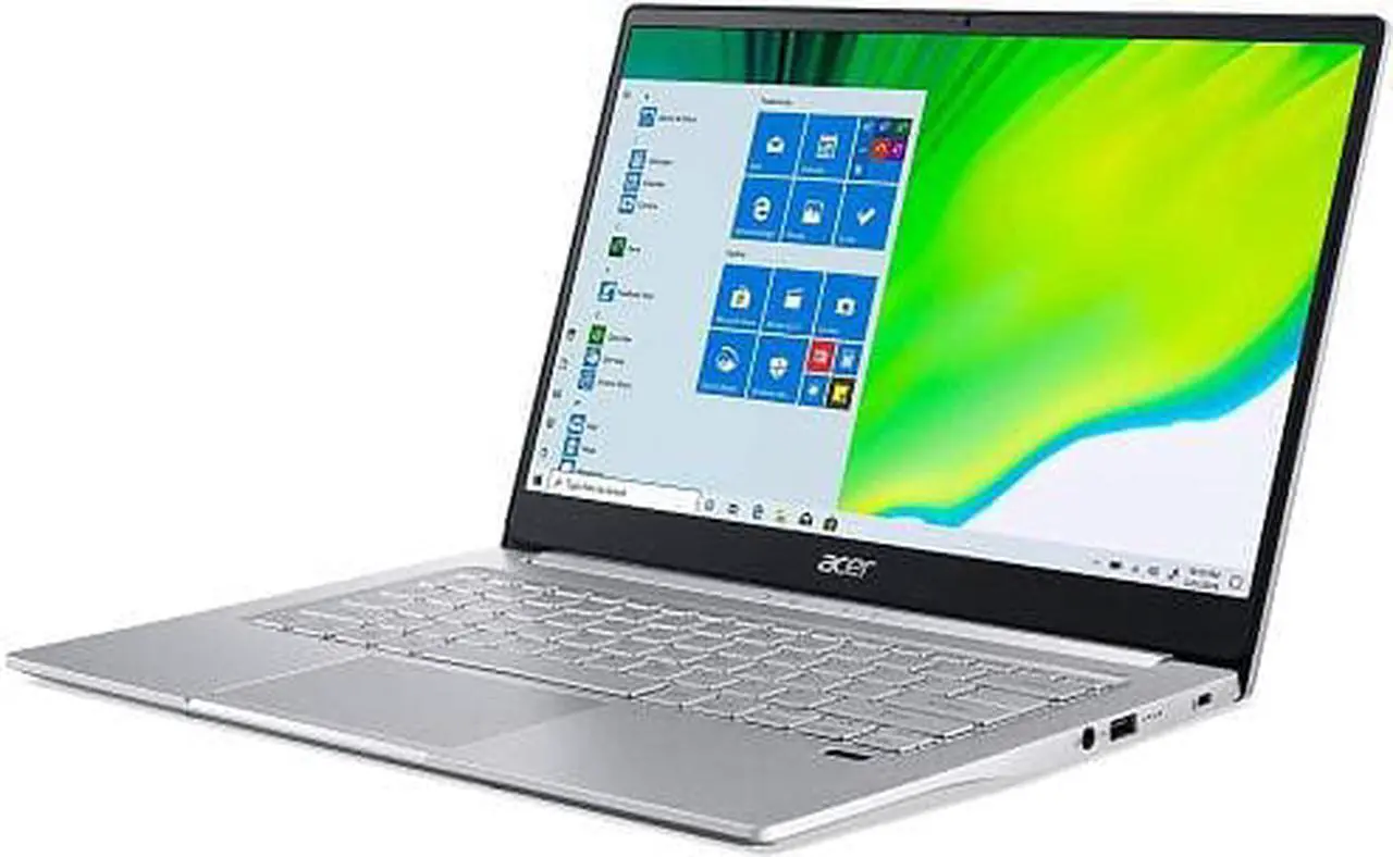 Alt view image 9 of 17 - Acer Swift 3 Intel Evo Thin & Light Laptop, 14" Full HD, Intel Core i7-1165G7, Intel Iris Xe Graphics, 8GB LPDDR4X, 256GB NVMe SSD, Wi-Fi 6, Fingerprint Reader, Back-lit KB, SF314-59-75QC Notebook PC