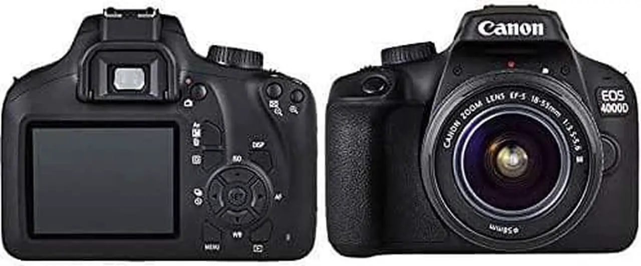 Alt view image 2 of 4 - Canon EOS 4000D / Rebel T100 DSLR Camera with 18-55mm Lens + EF 75-300mm + Video Bundle