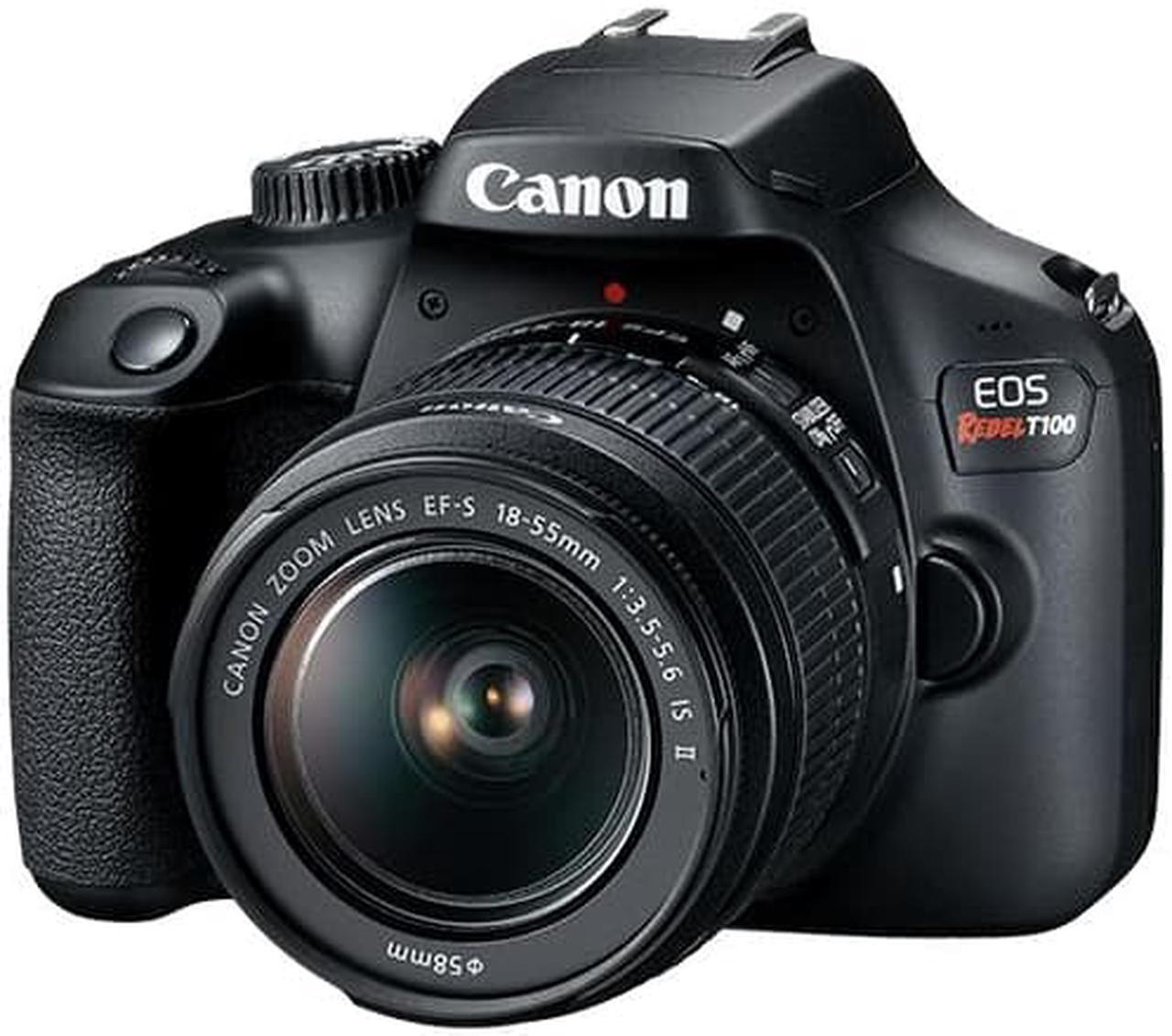 Alt view image 2 of 4 - Canon EOS Rebel T100 / 4000D DSLR Camera with 18-55mm Lens + 64GB Card + More
