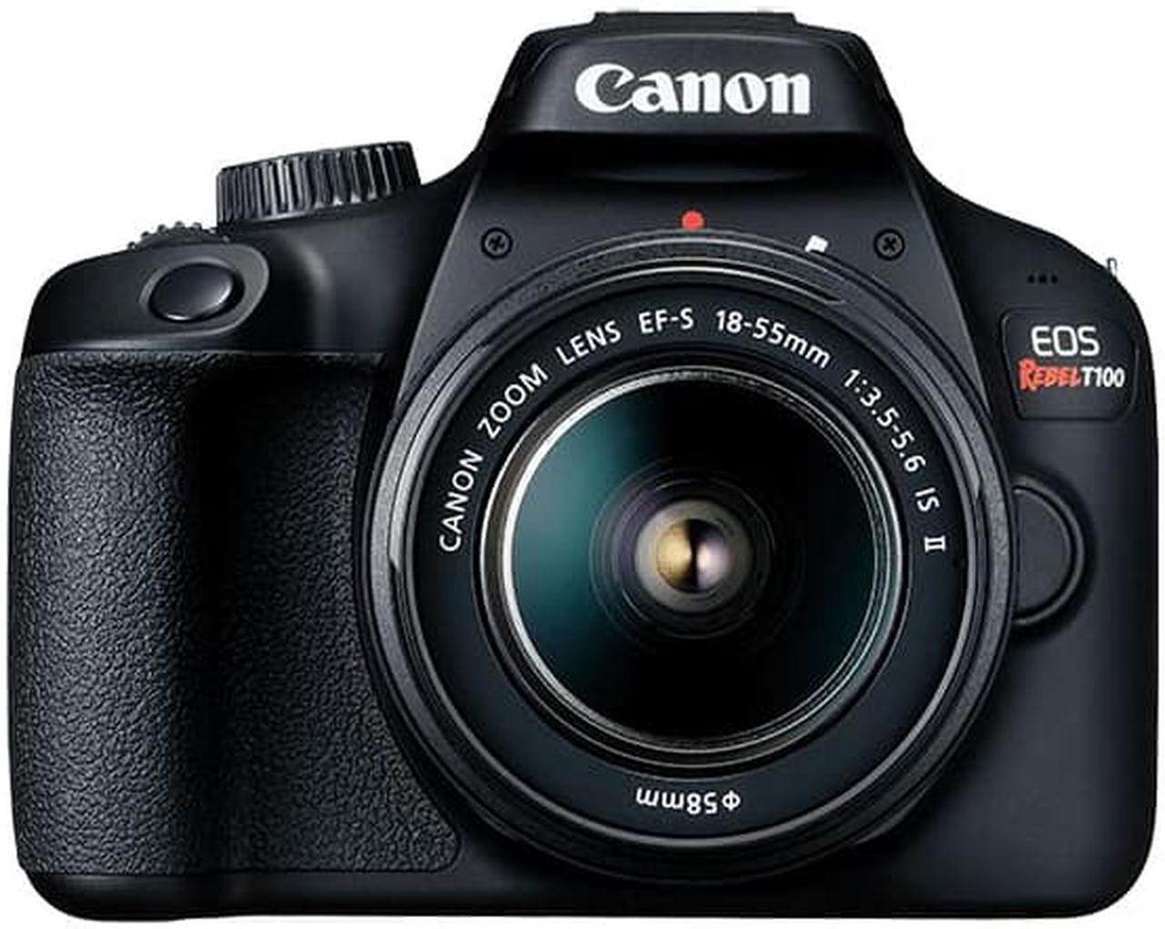 Alt view image 3 of 4 - Canon EOS Rebel T100 / 4000D DSLR Camera with 18-55mm Lens + 64GB Card + More