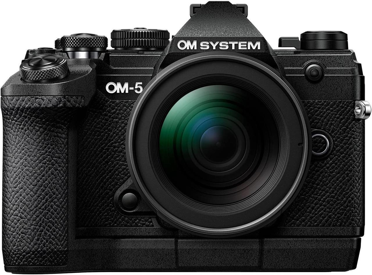 Alt view image 3 of 12 - OM System OM5 20.4 Megapixel Mirrorless Camera with Lens (Black)