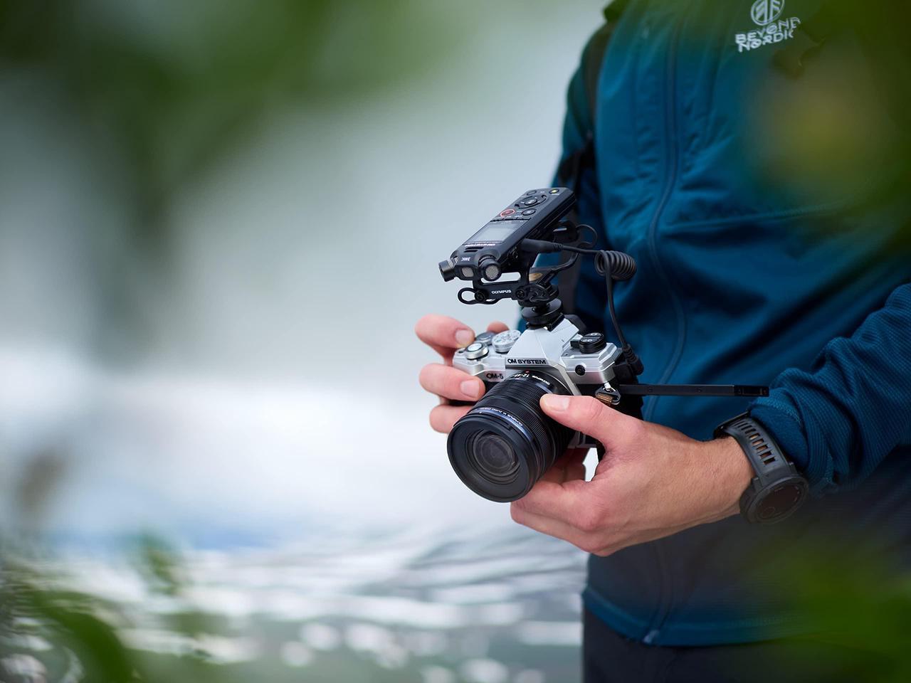 Alt view image 12 of 12 - OM System OM5 20.4 Megapixel Mirrorless Camera with Lens (Black)