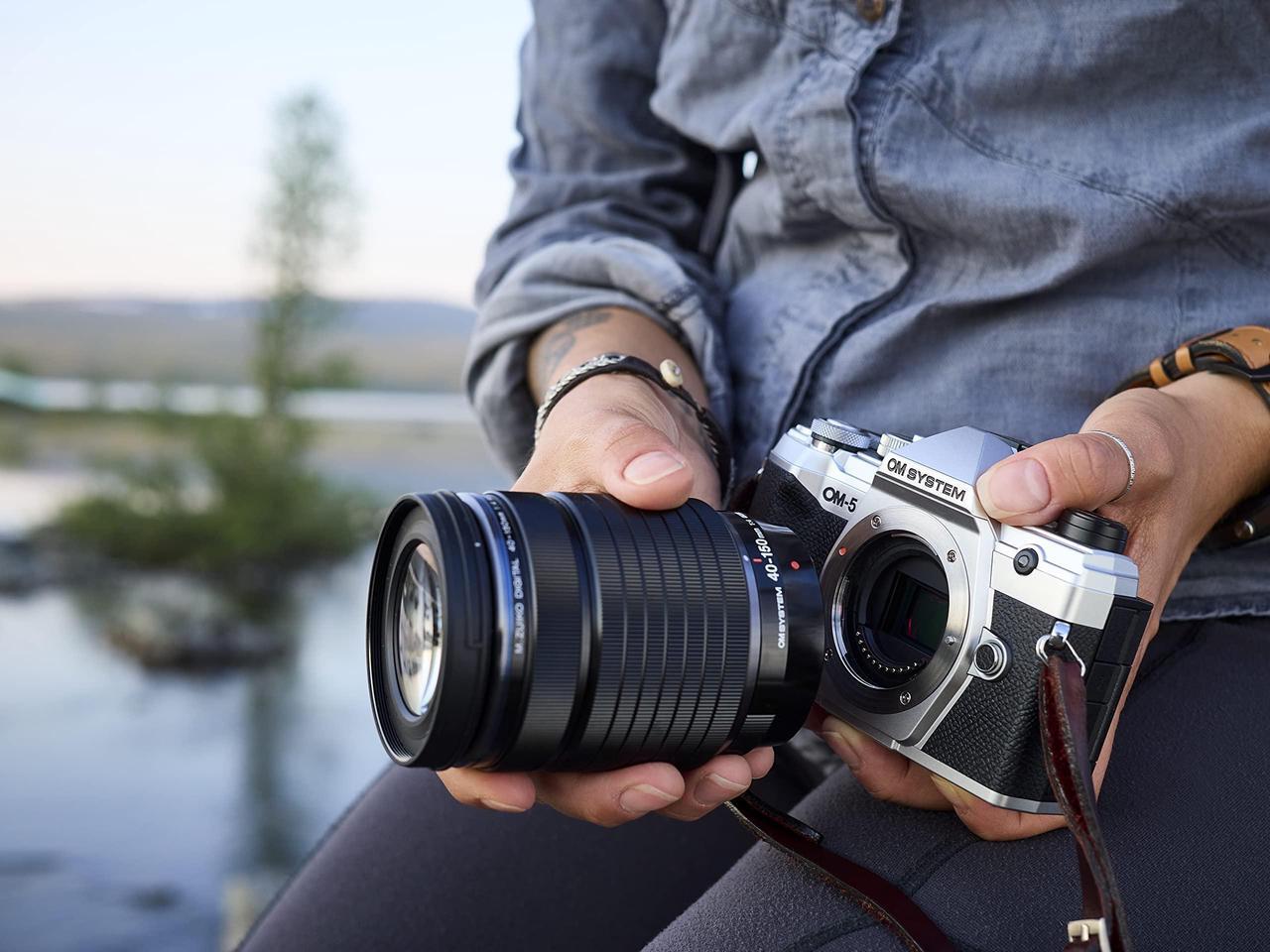 Alt view image 11 of 12 - OM System OM5 20.4 Megapixel Mirrorless Camera with Lens (Black)
