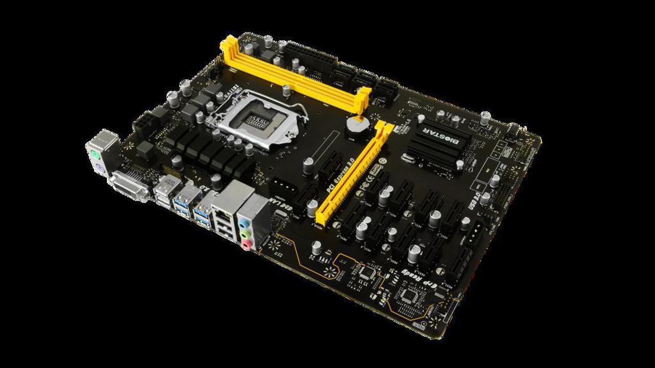 Alt view image 5 of 5 - AVGPC mining kit Intel CPU and Memory with Biostar TB250-BTC PRO Core i7/i5/i3 LGA1151 Intel B250 DDR4 Supports 6 AMD and 6 NVIDIA Graphics Cards