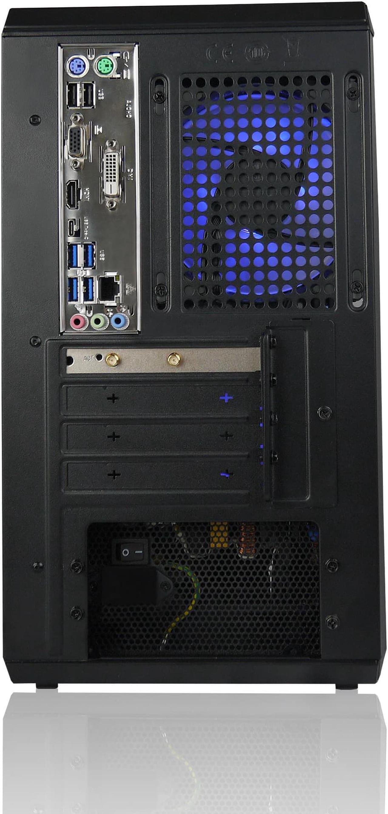 Alt view image 4 of 4 - AVGPC Q-Box Series Gaming PC - Ryzen 5 5600G 3.9 GHz, Radeon Integrated Graphics, 8GB 3200MHz DDR4, 480GB SSD, 120mm Liquid Cooler, ARGB Fans, Wifi/AC, Q300L Case, Windows 10