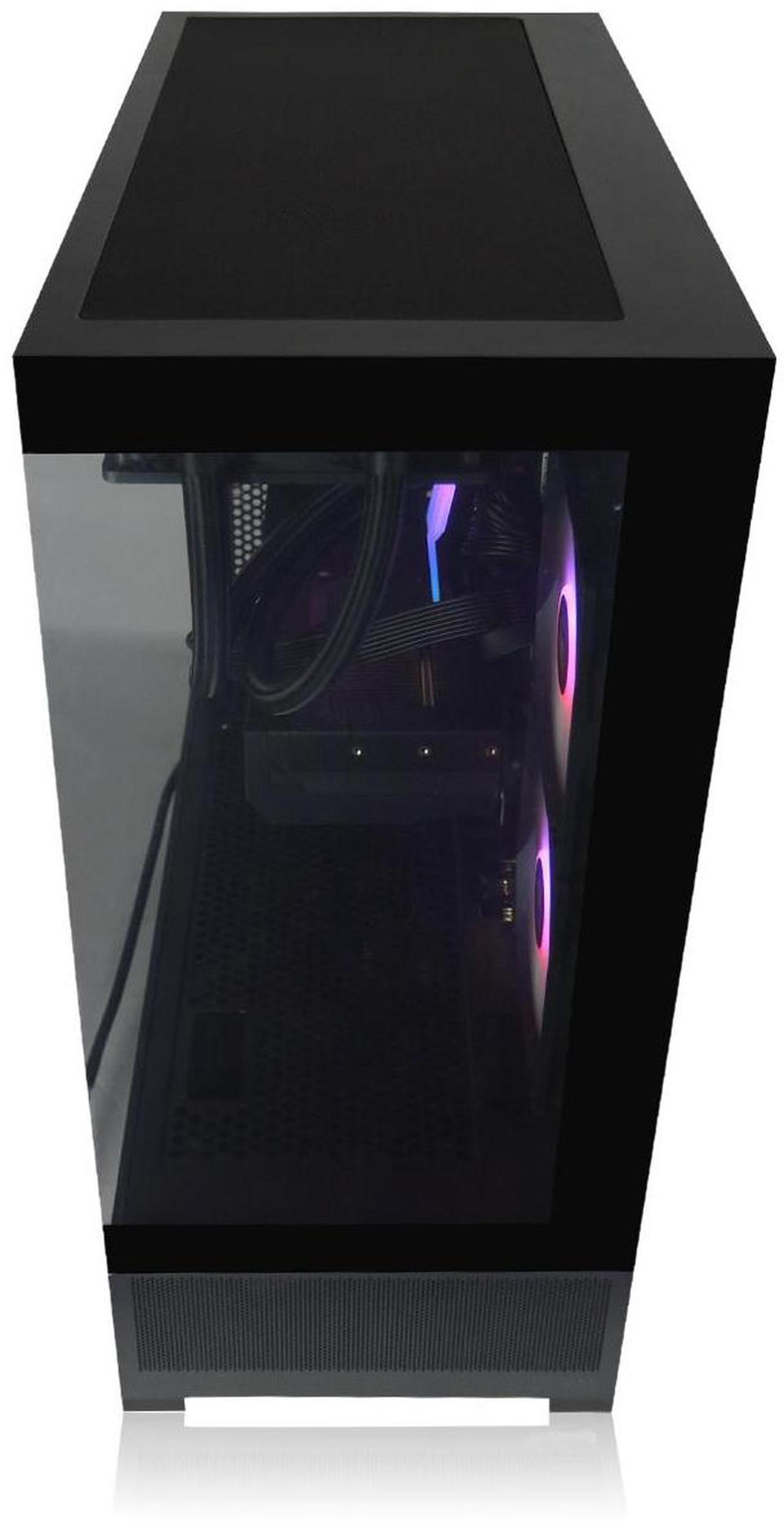 Alt view image 4 of 7 - AVGPC Whirlwind Gaming PC AMD Ryzen 7 9700X Zen5, NVIDIA GeForce RTX 5070 Ti, 32GB 6000MHz DDR5, 2TB NVME M.2 SSD, 360MM AIO Liquid Cooling, WiFi/AC, Tempered Glass Case Black, Windows 11 Home