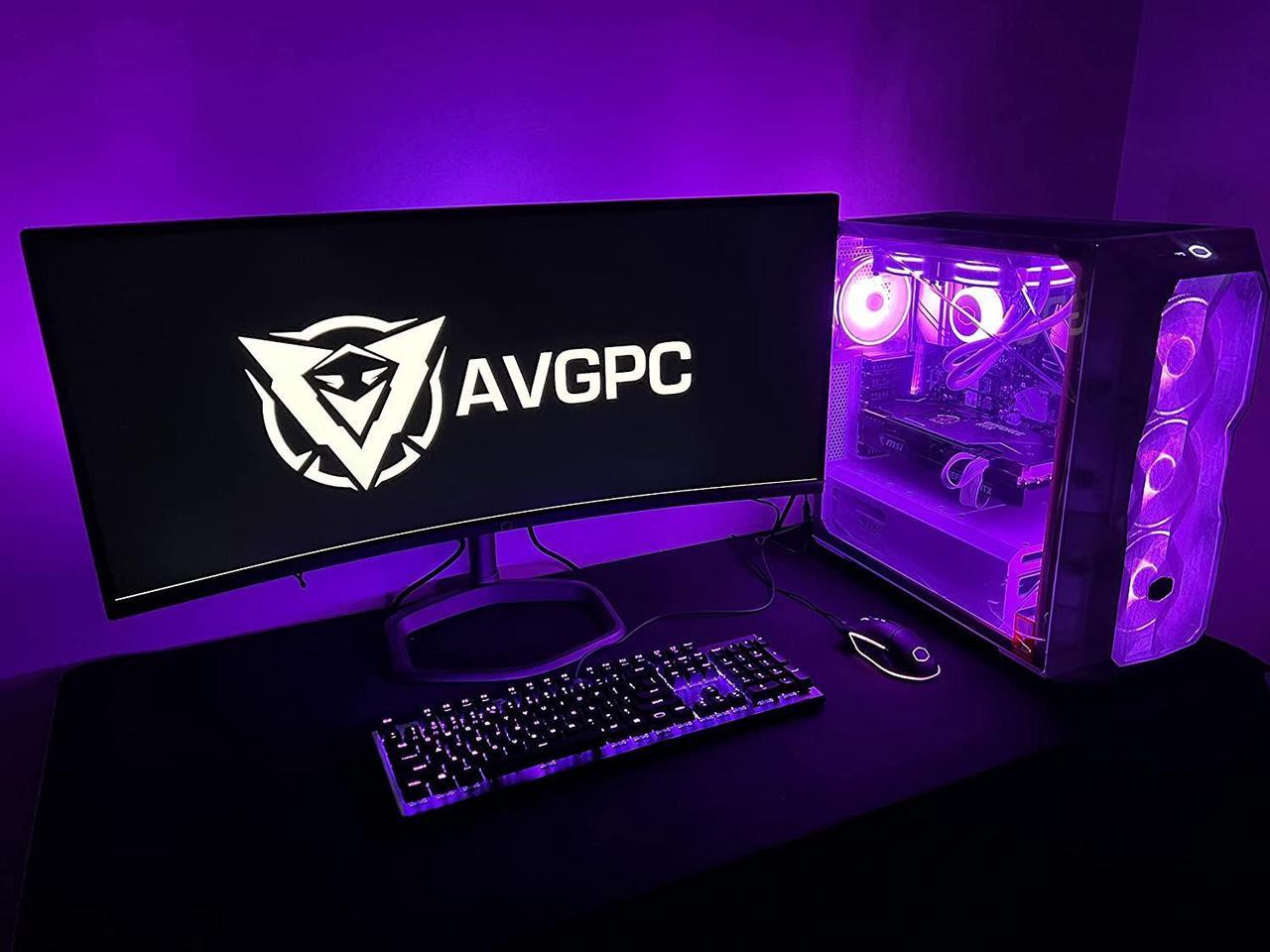 Alt view image 2 of 4 - AVGPC Blizzard Gaming PC - Intel Core i9 11900KF, Intel Arc B580 GPU, 32GB DDR4, 1TB NVME M.2 SSD, 360mm Liquid Cooler, ARGB Fans, Wifi/AC, TD500 Mesh White Case, Windows 11