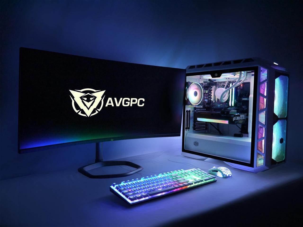 Alt view image 5 of 5 - AVGPC FrostFire Creator Gaming PC AMD Ryzen 9 9900X3D, NVIDIA GeForce RTX 5090, 2+2 TB nVME, 64GB RAM DDR5, 360mm Liquid Cooling, Win 11 Pro, White RTX 5090 4TB SSD