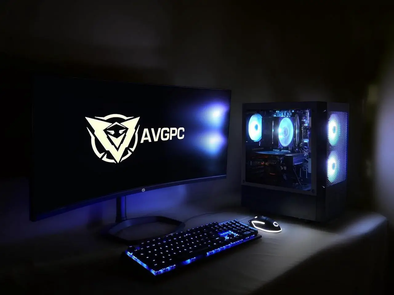 Alt view image 5 of 5 - AVGPC Max Series Gaming PC - AMD Ryzen 5  5600X 4.6 GHz, GeForce RTX 5060 Ti GPU , 16GB RAM, 1TB M.2 NVMe SSD, Heat-Pipe CPU Cooler, ARGB Fans, Wifi/AC, MAX ATX Case, Windows 11 Black