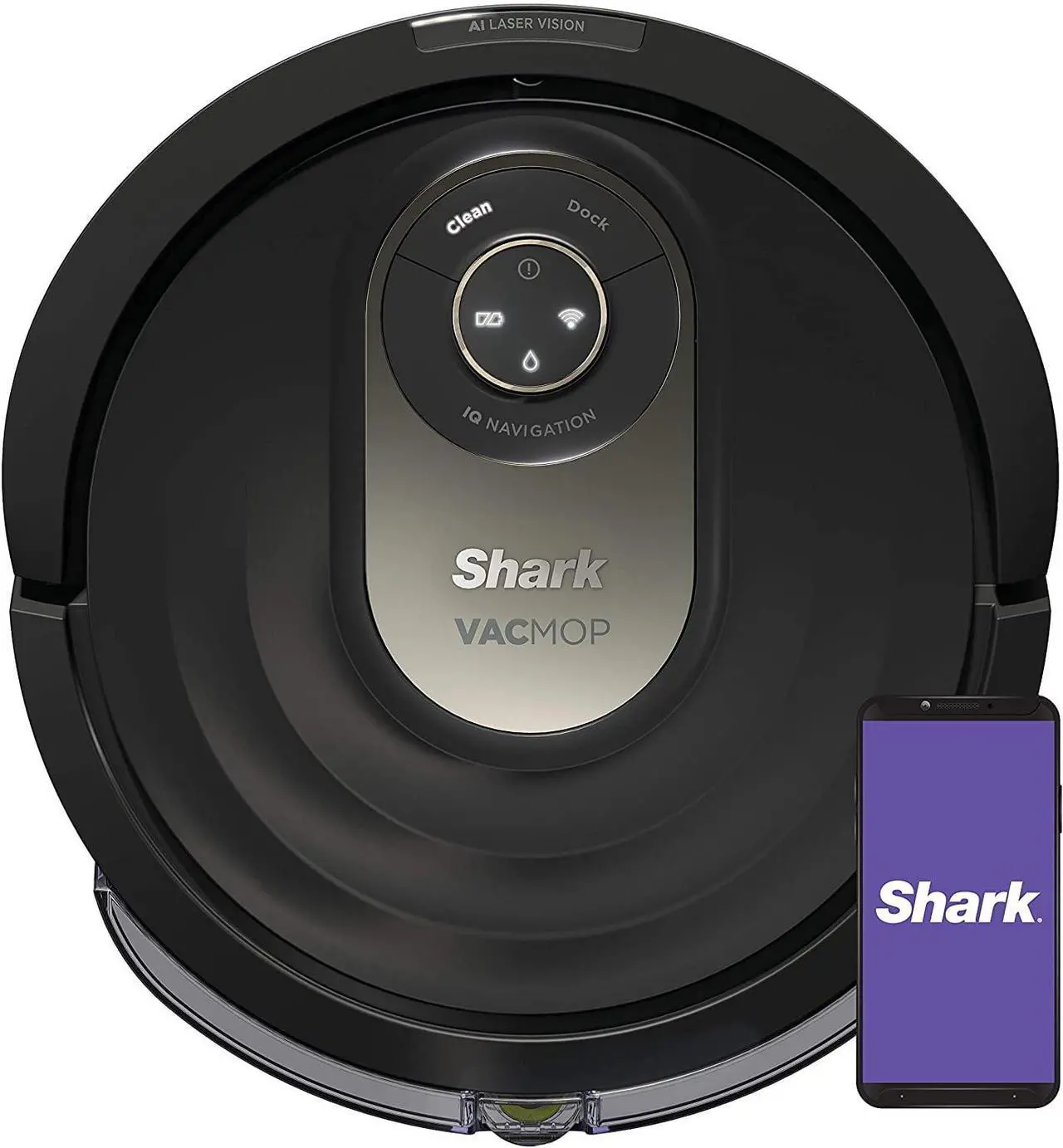 Alt view image 9 of 10 - Shark AV2001WD AI VACMOP 2-in-1 Robot Vacuum
