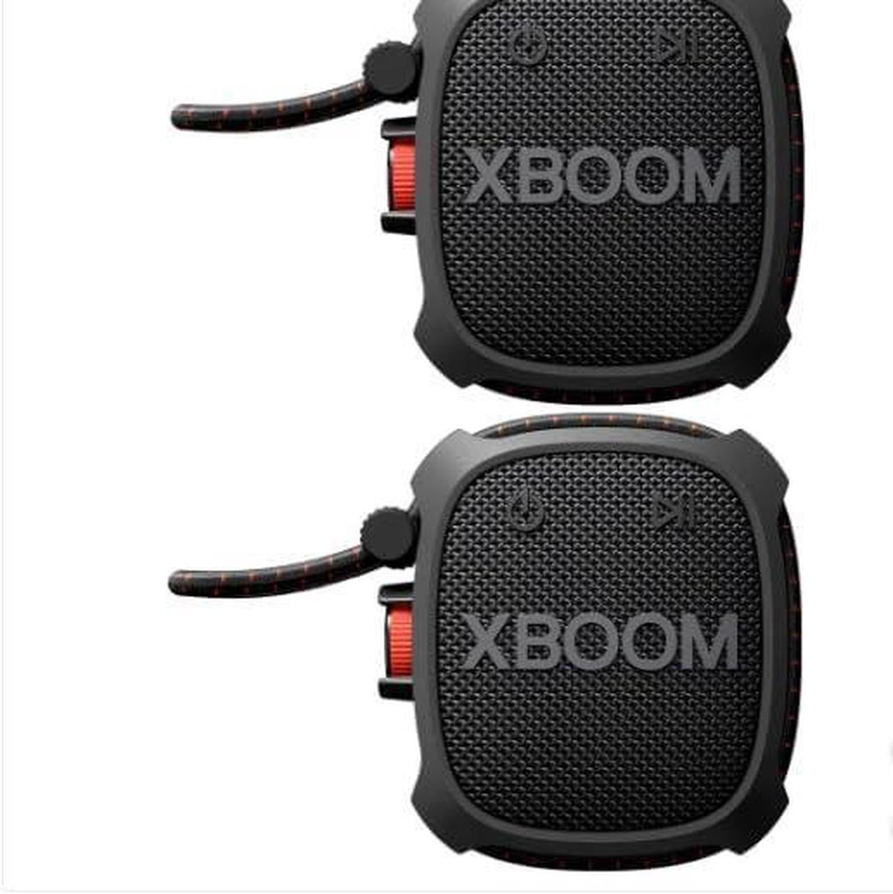 Main image of LG XBOOM Go Wireless Portable Speaker Powerful Sound XG2TBK 2PACK, Black
