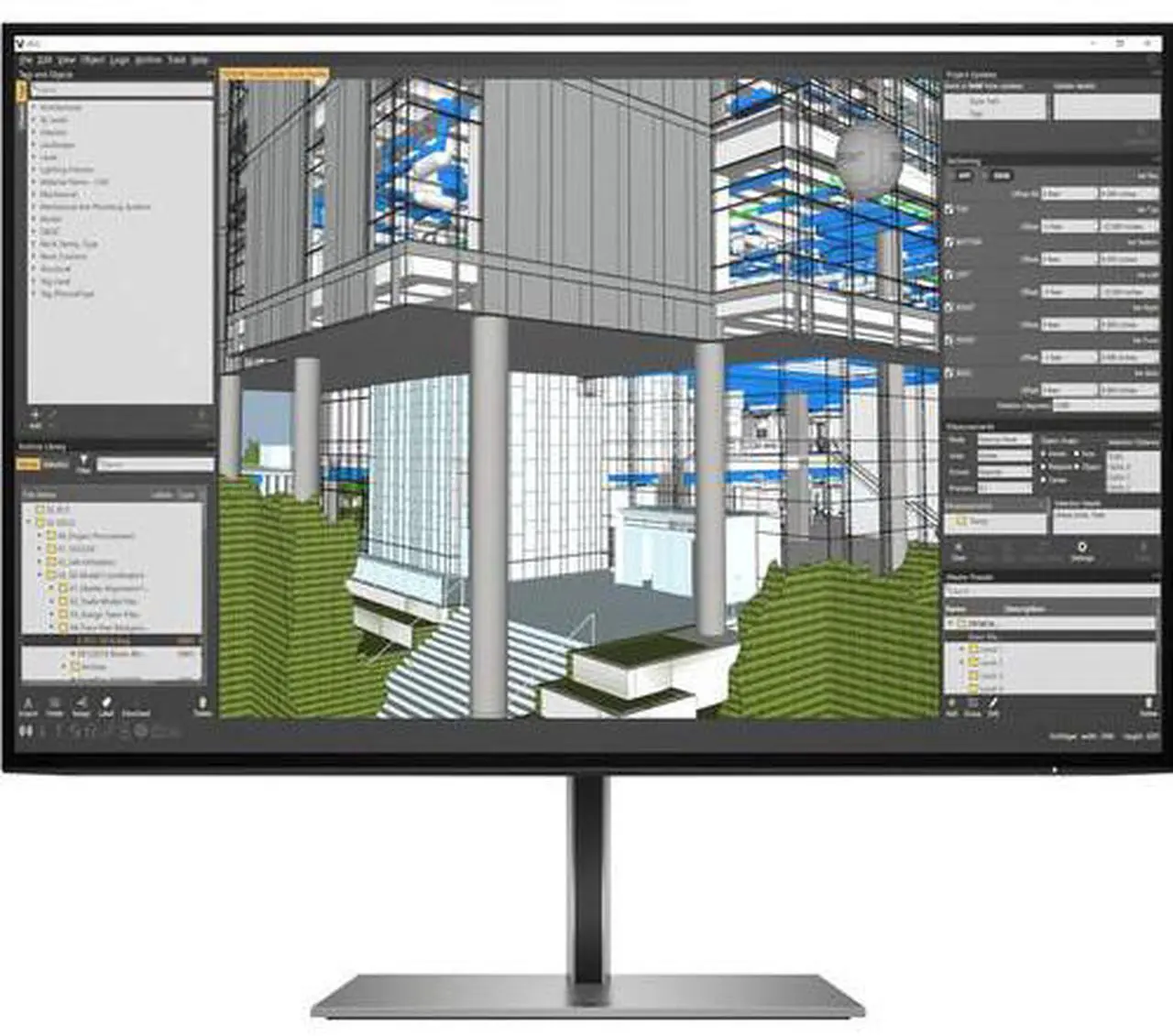 Alt view image 2 of 20 - HP Z24N 24" 60Hz  Full HD 1920 x 1080 16:9 IPS Monitor with HDMI