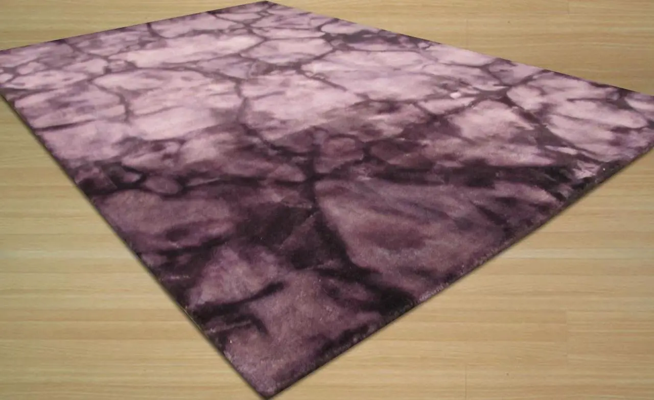 Alt view image 3 of 4 - Plum Marble Wool Rug