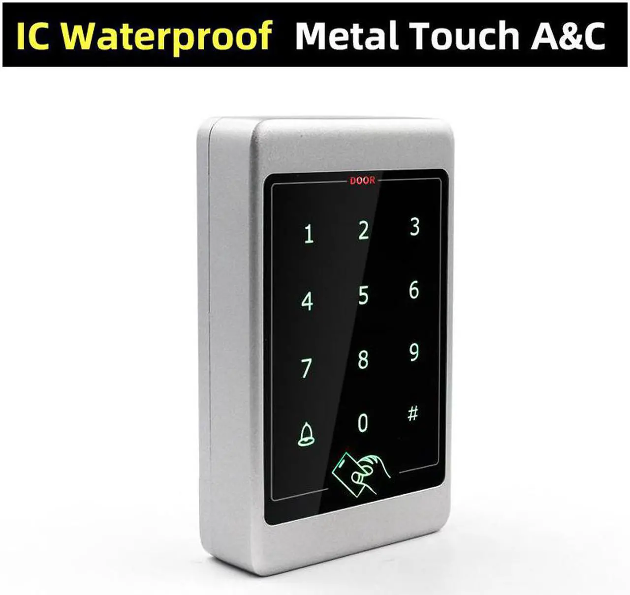 Main image of Metal Touch Access Control System RFID Keypad Electric Door Lock Magnetic Controller ID 125khz IC 13.56mhz(IC Waterproof)