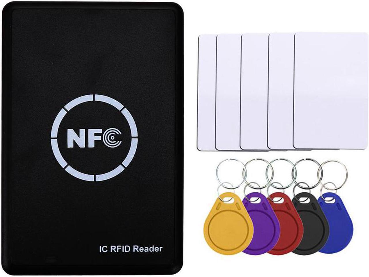 Alt view image 6 of 6 - NFC Smart Card Reader Writer RFID Copier Duplicator 13.56MHz USB Programmer Key fobs Card IC UID S50 MF ISO14443A Tag(10 UID Cards Only)