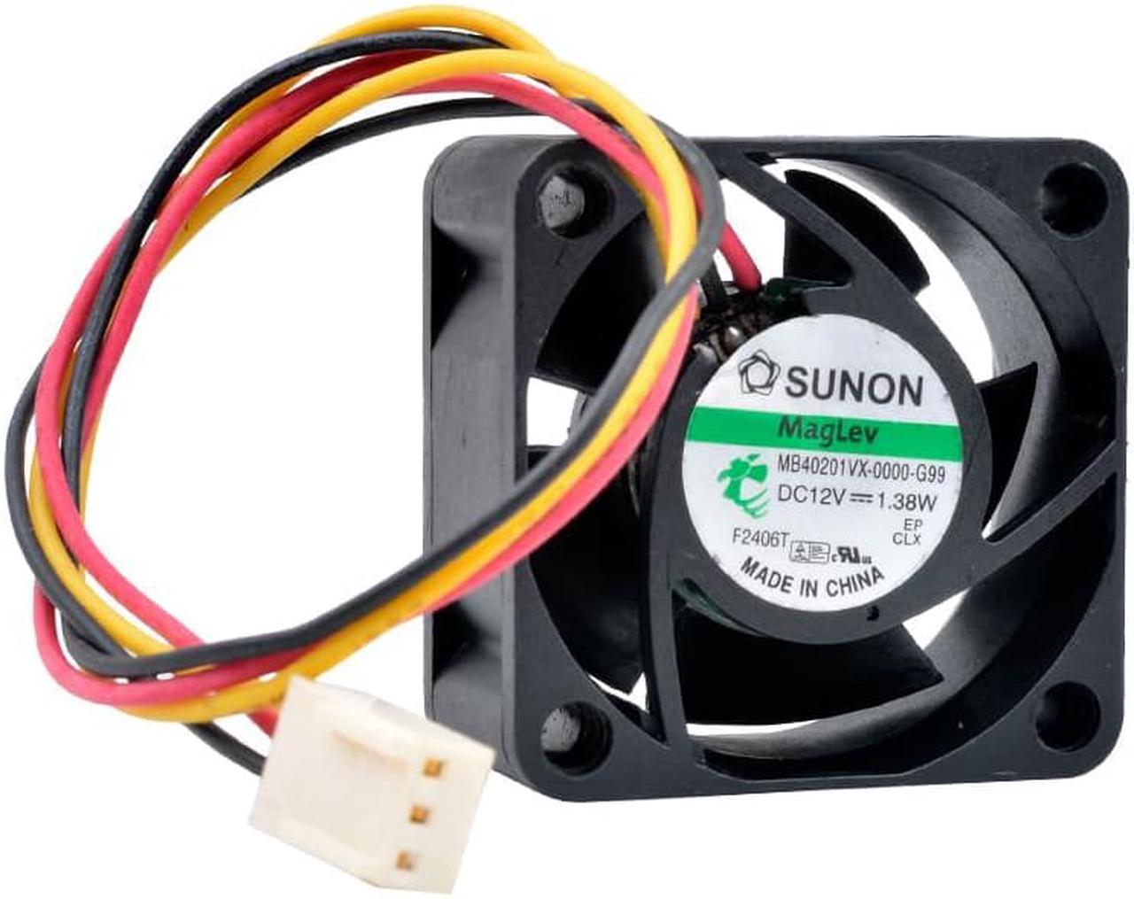 MB40201VX-0000-G99 4cm 40mm fan 40x40x20mm DC12V 1.38W 3pin Cooling fan for 1U power supply