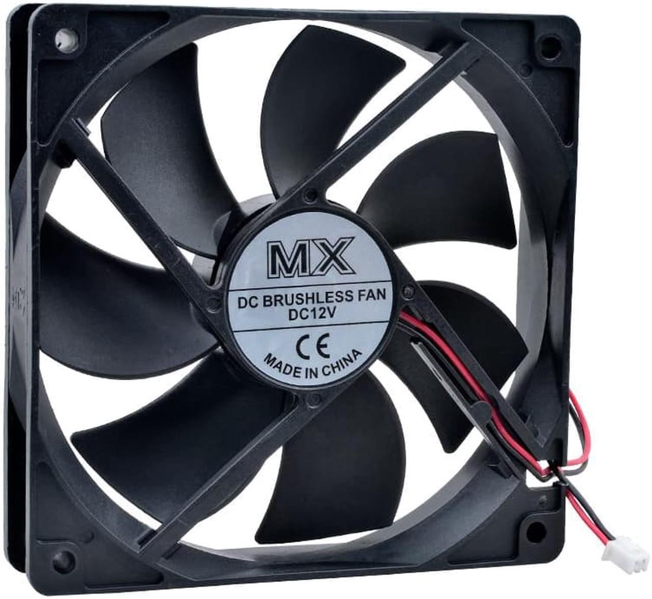 Brand new 12cm 120mm fan 120x120x25mm 12025 DC12V 0.10A 1600 RPM cooling fan for chassis power supply