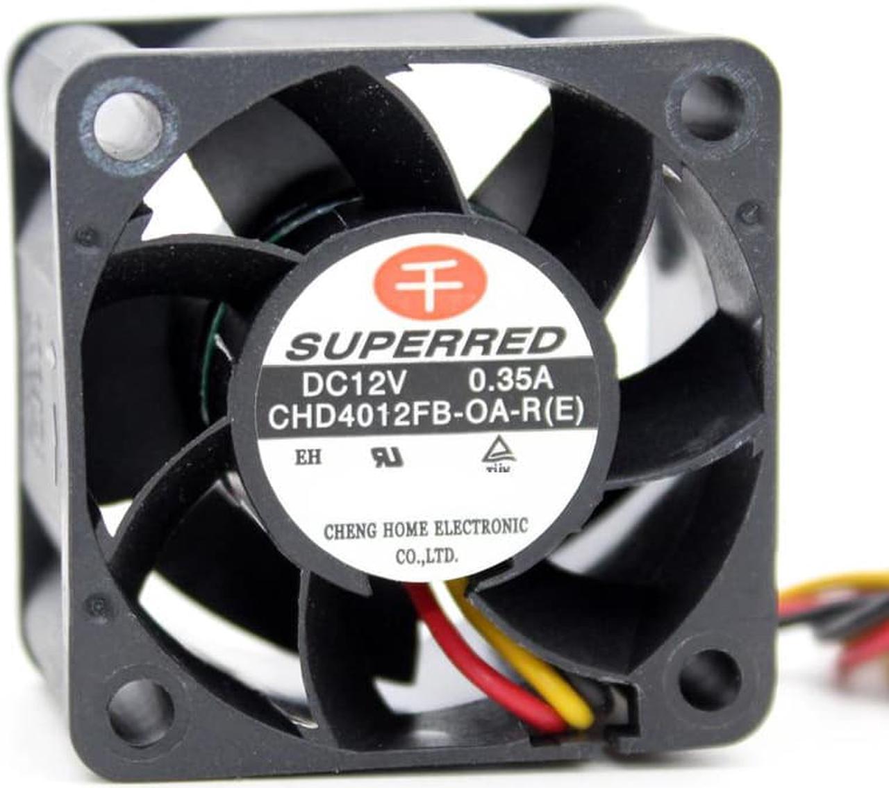 CHD4012FB-OA-R 4cm 4028 12V 0.35A 3 lines Server power cooling fan