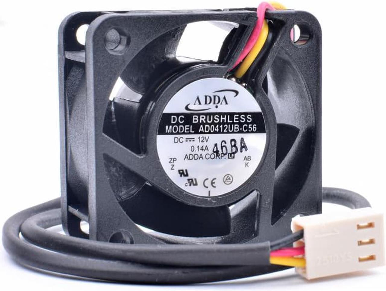 AD0412UB-C56 4cm 4020 40mm fan 40x40x20mm DC12V 0.14A power inverter switch cooling fan