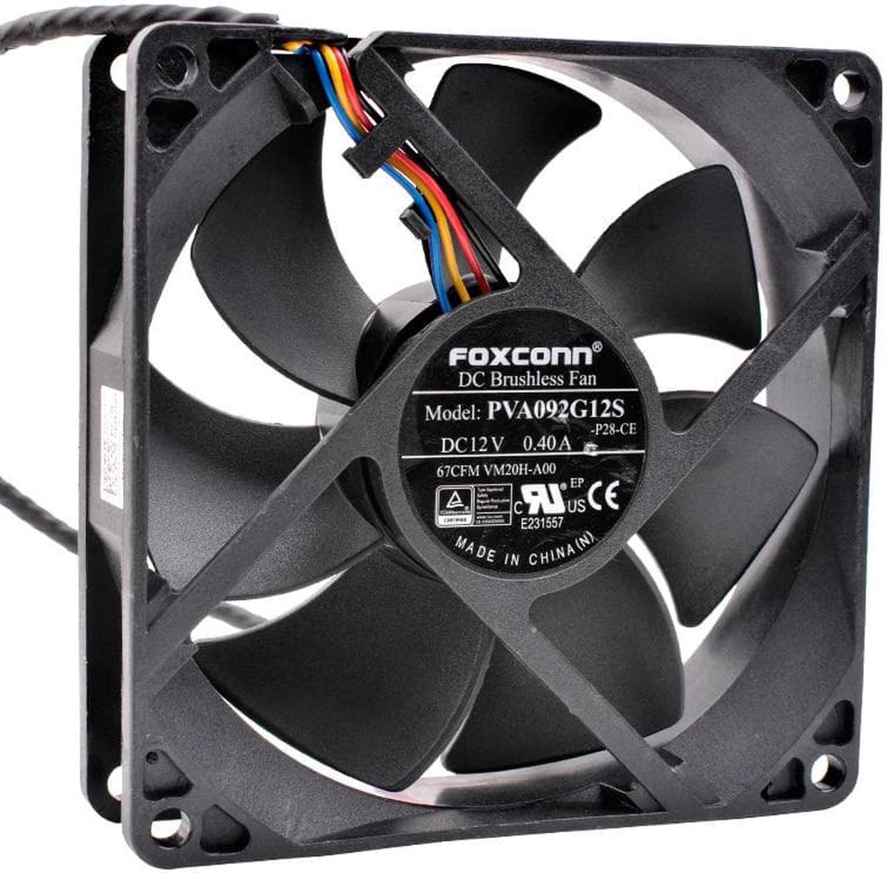 PVA092G12S 9cm 92x92x25mm DC12V 0.40A 4 lines pwm computer CPU radiator dedicated cooling fan