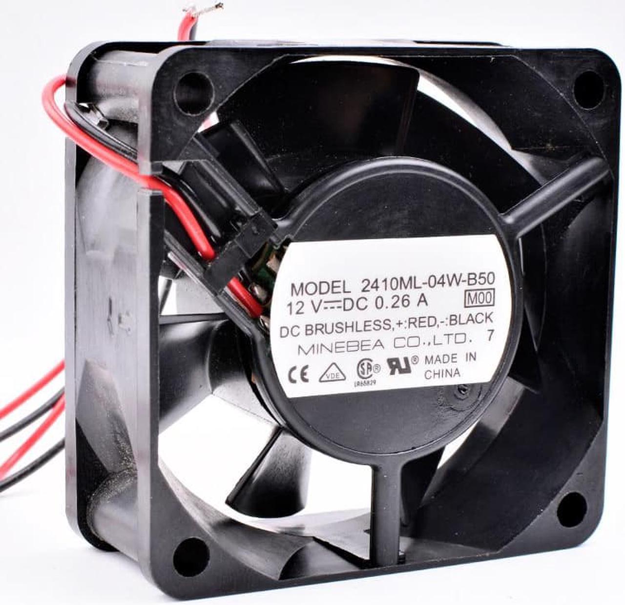 2410ML-04W-B50 6cm 6025 60x60x25mm 60mm fan DC12V 0.26A Computer chassis CPU power cooling fan