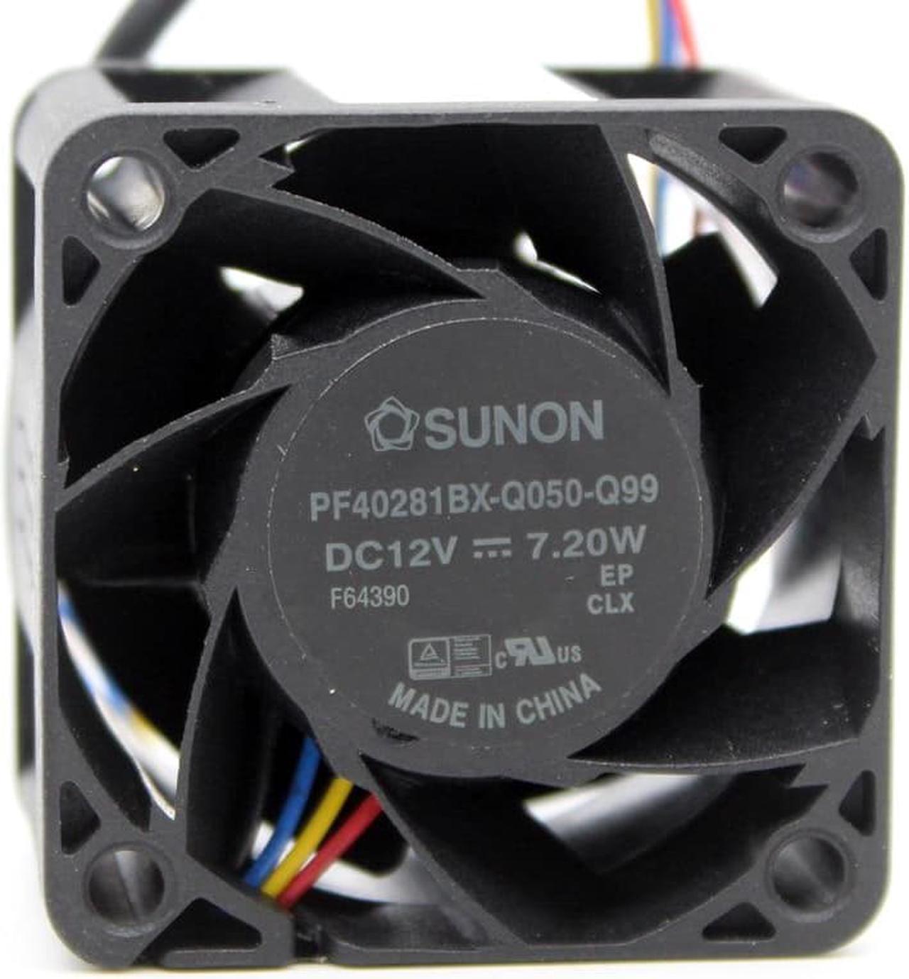 PF40281BX-Q050-Q99 4cm 4028 12V 7.20W server power cooling fan