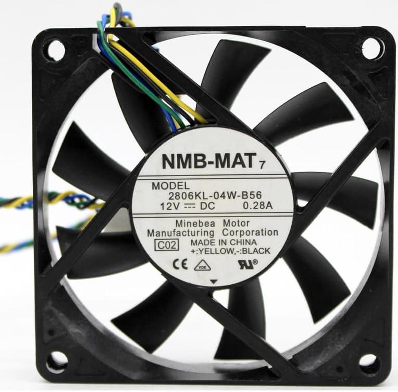 2806KL-04W-B56 7cm 7015 70x70x15mm 70mm fan 12V 0.28A 4 lines pwm computer chassis CPU cooling fan