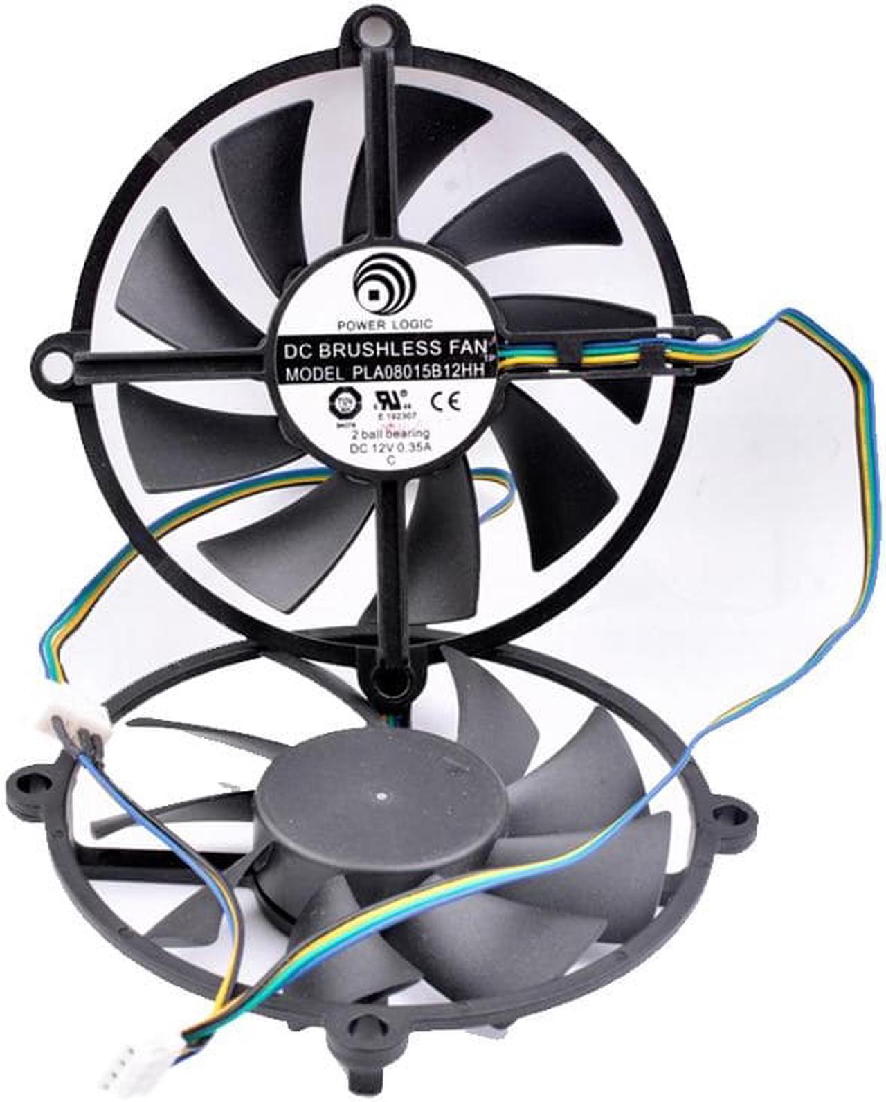 2Pcs/Lot PLA08015B12HH 12V 0.35A 85mm GTS250 450 graphics card cooling fan