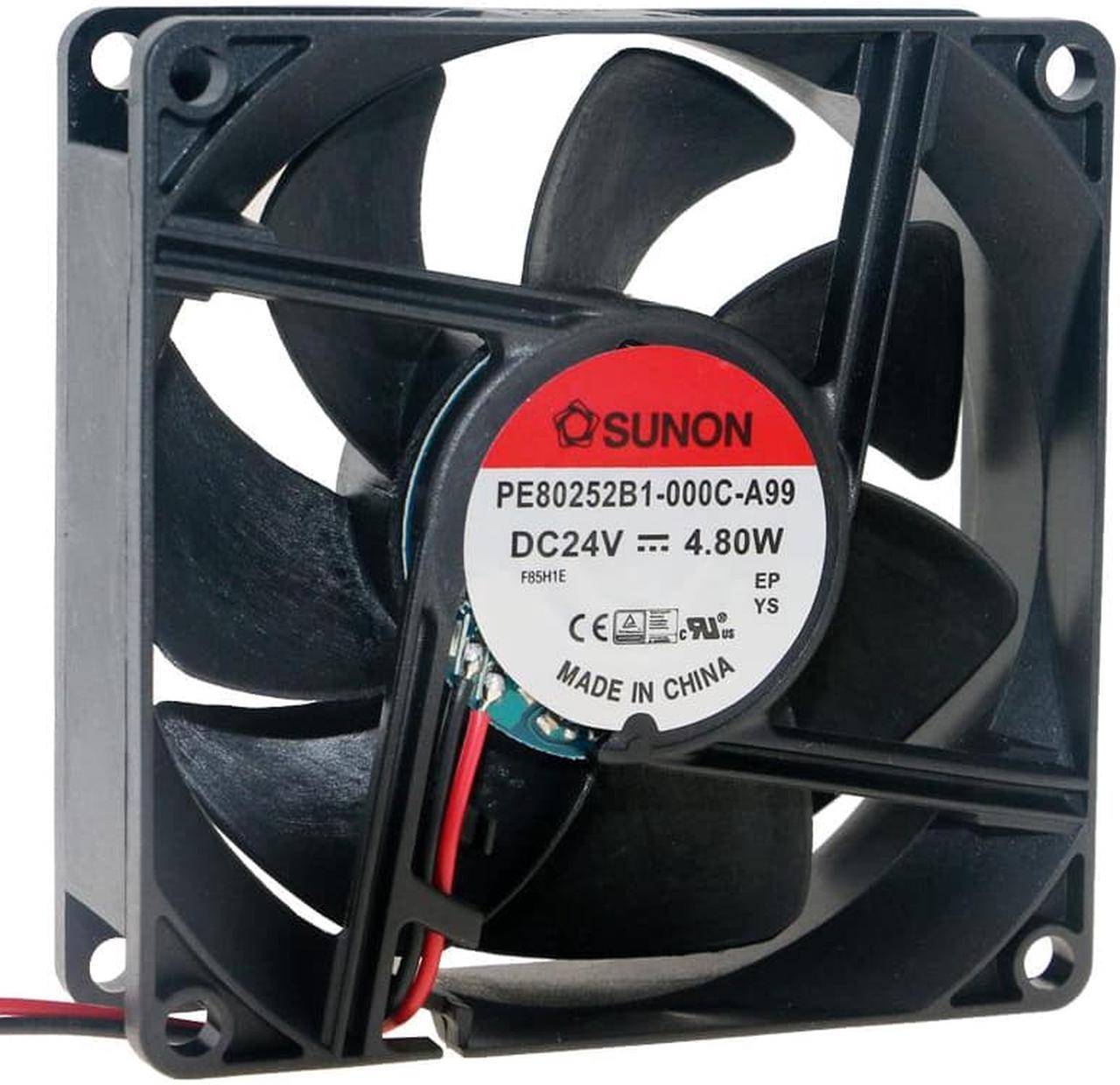 PE80252B1-000C-A99 8025 8cm 80mm fan DC 24V 4.80W Large air volume inverter cooling fan