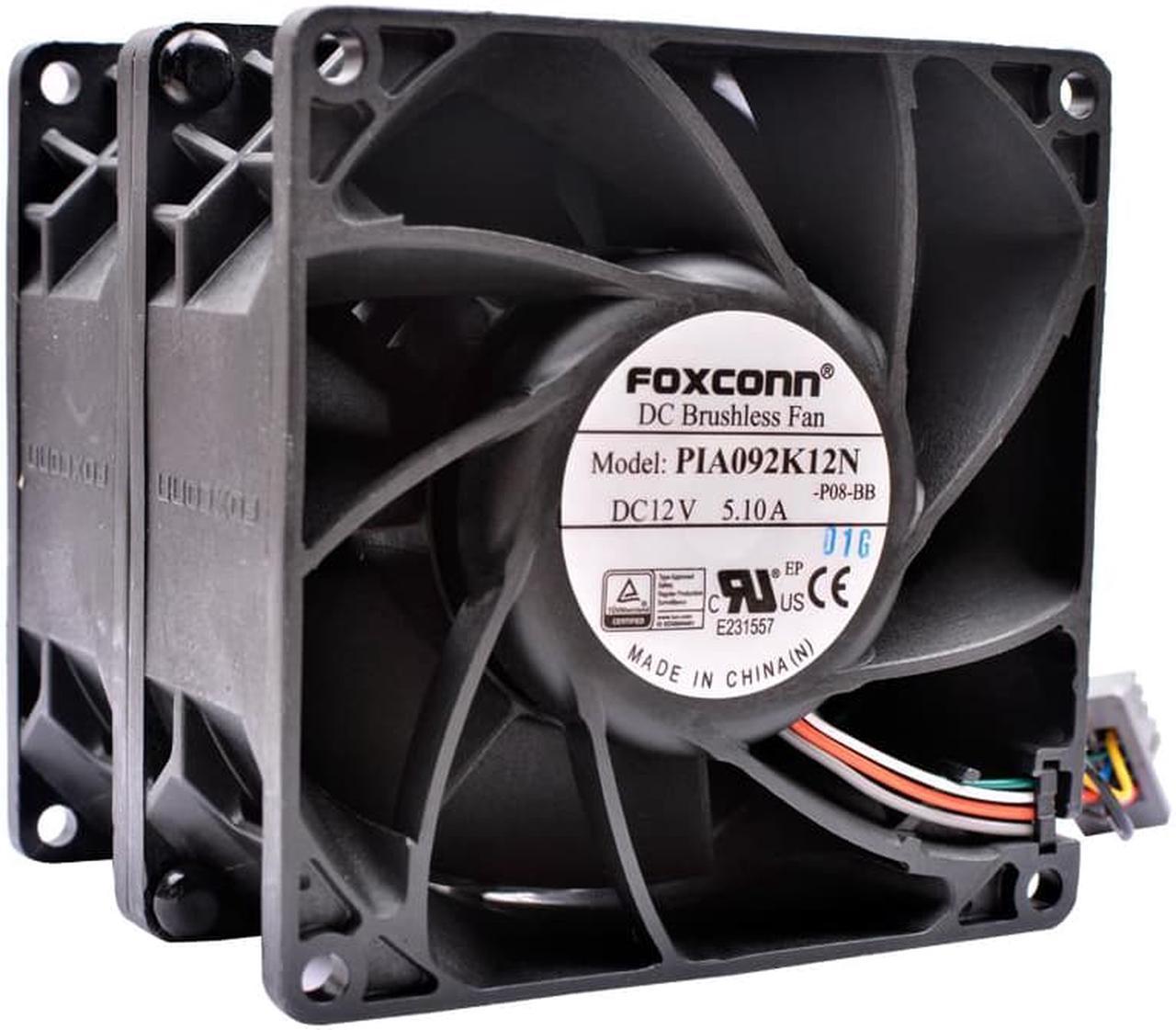 PIA092K12N 92x92x75mm 92mm fan DC12V 5.10A server cooling fan