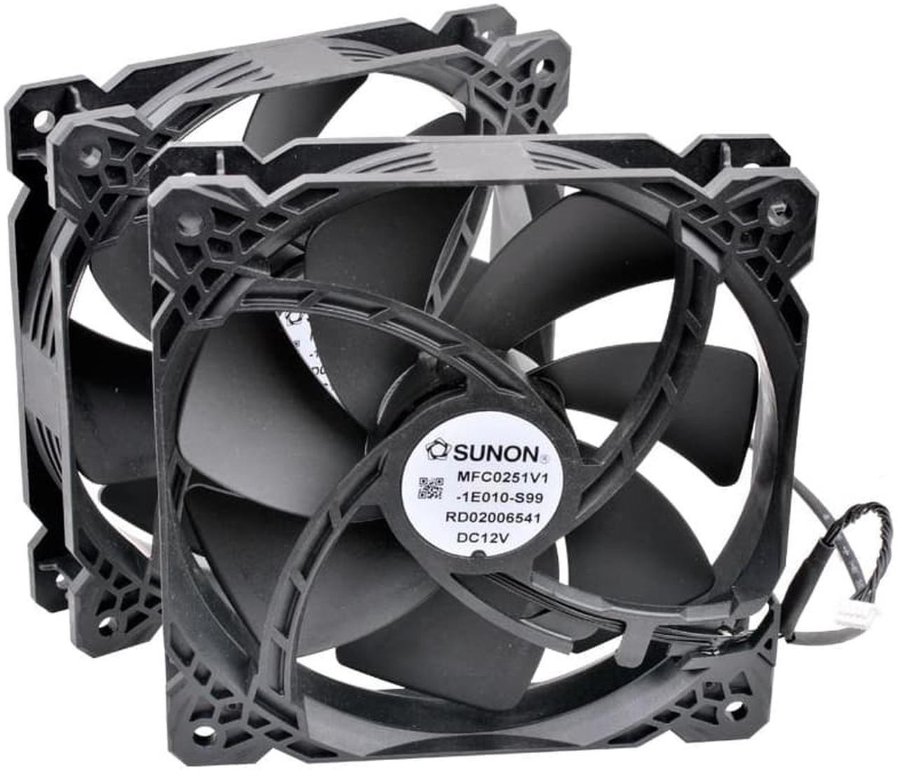 brand new MFC0251V1-1E010-S99 RD02006541 12cm 120mm 120x120x25mm DC12V 4pin Dual cooling fans for chassis power supply