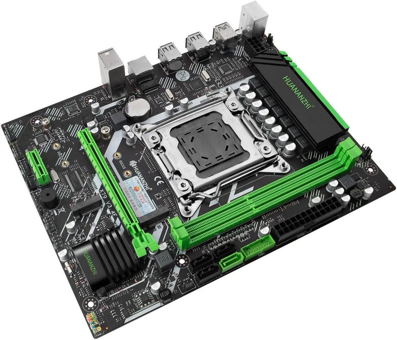 Alt view image 2 of 4 - X79 6M Motherboard Combo with Xeon E5 2689 CPU 2x8GB Memory DDR3 RAM Radiator 1600Mhz