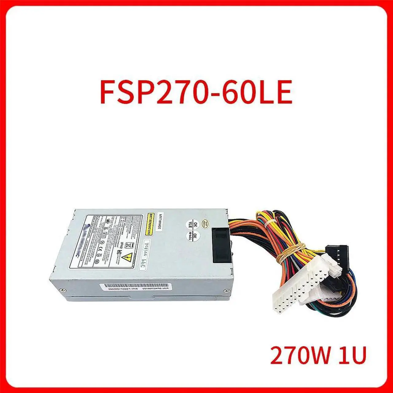 Main image of 270W 1U Power Supply For F-LEX HTPC NAS POS Cash Register FSP270-60LE 270W Mini ITX 1U Server Power Supply PSU 24Pin
