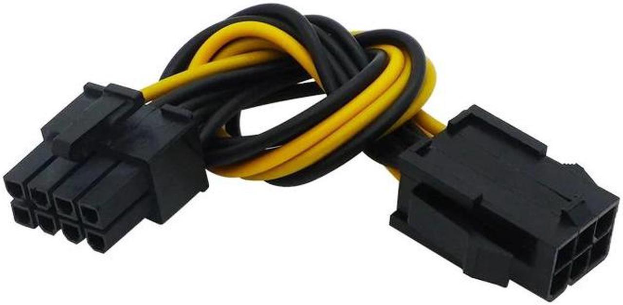 Main image of 20cm PCIe 6 Pin to 8 Pin Power Adapter Cable 6 Pin to 8 Pin PCIe Power Cord For PCI-e Video Cards