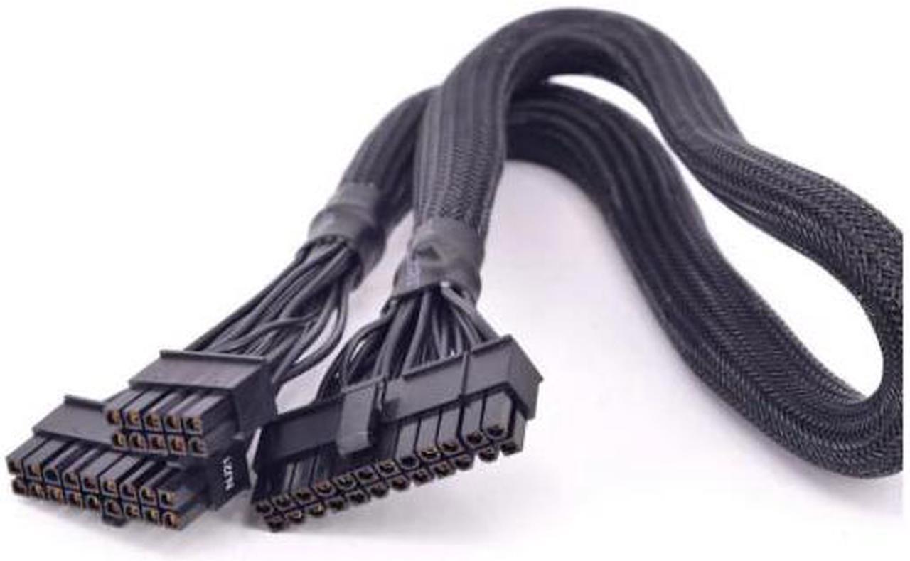 18+10Pin to 20+4 Pin Sleeved ATX Power Supply Cable for Seasonic SS-660XP2 SS-760XP2 SS-860XP2 PSU Modular