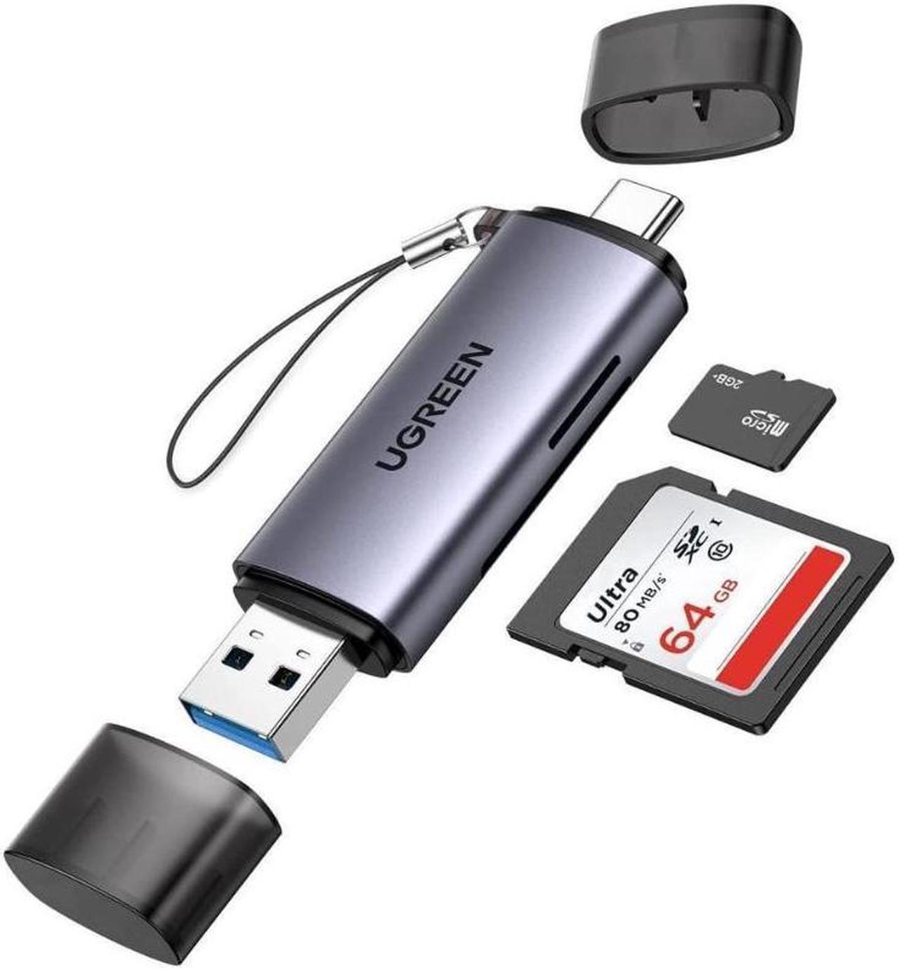 Main image of Micro SD Card Reader USB C USB 3.0 to Memory Card Reader Adapter for External Camera Photo SD SDHC SDXC MicroSD UHS-I Compatible with Computer PC MacBook Air Pro Samsung Galaxy S22 iPad Pro