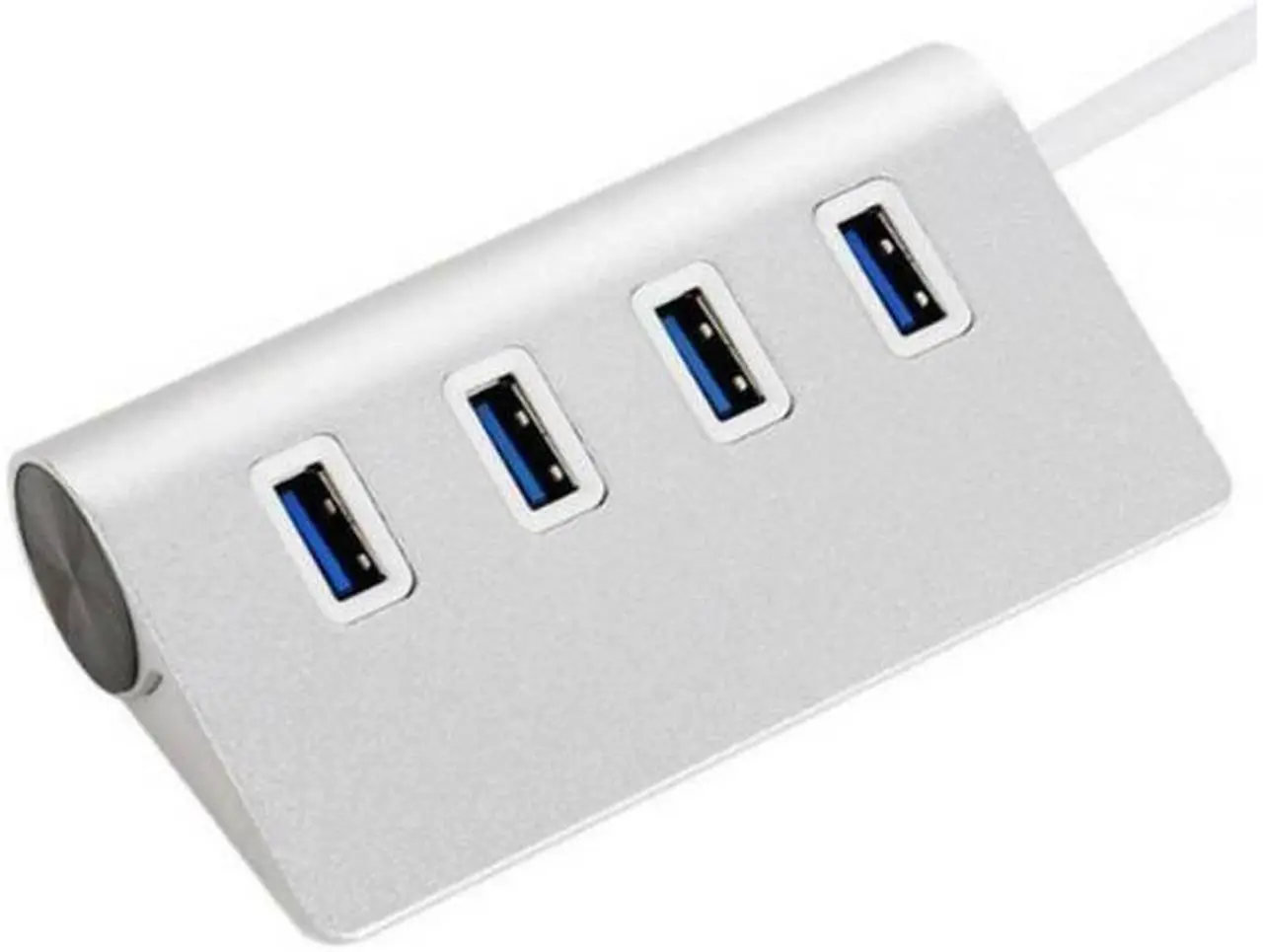 Alt view image 3 of 7 - Aomoproing 4 Port USB 3.0 Hub up to 5Gbps Super High Speed Data Transfer for MacBook Air, Mac Mini, iMac, Laptop, PC, USB Flash Drives and More