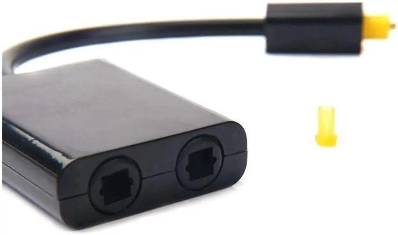 Alt view image 6 of 6 - 1Pcs ABKT 1 in 2 Out Digital Fiber Audio Optical Splitter Cable ,Fiber optic adapter,Fiber converter, Audio Adapter Cable(0.2M)