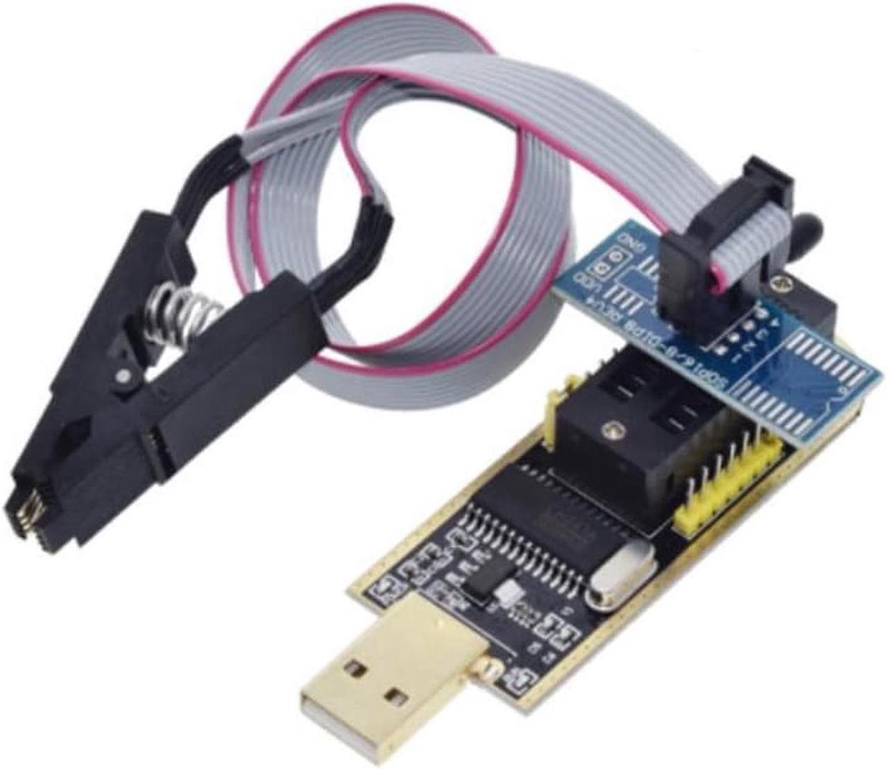 Alt view image 3 of 3 - CH341A 24 25 Series EEPROM Flash BIOS USB Programmer Module + SOIC8 SOP8 Test Clip for EEPROM 93CXX / 25CXX / 24CXX