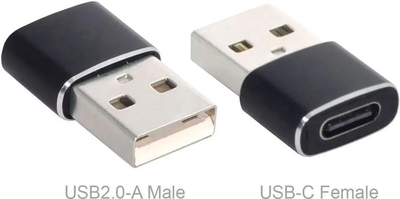 Alt view image 4 of 5 - USB C to USB Adapter 5pcs/lot USB C Female to USB Male Adapter USB Type C to USB A Cable Connector Black