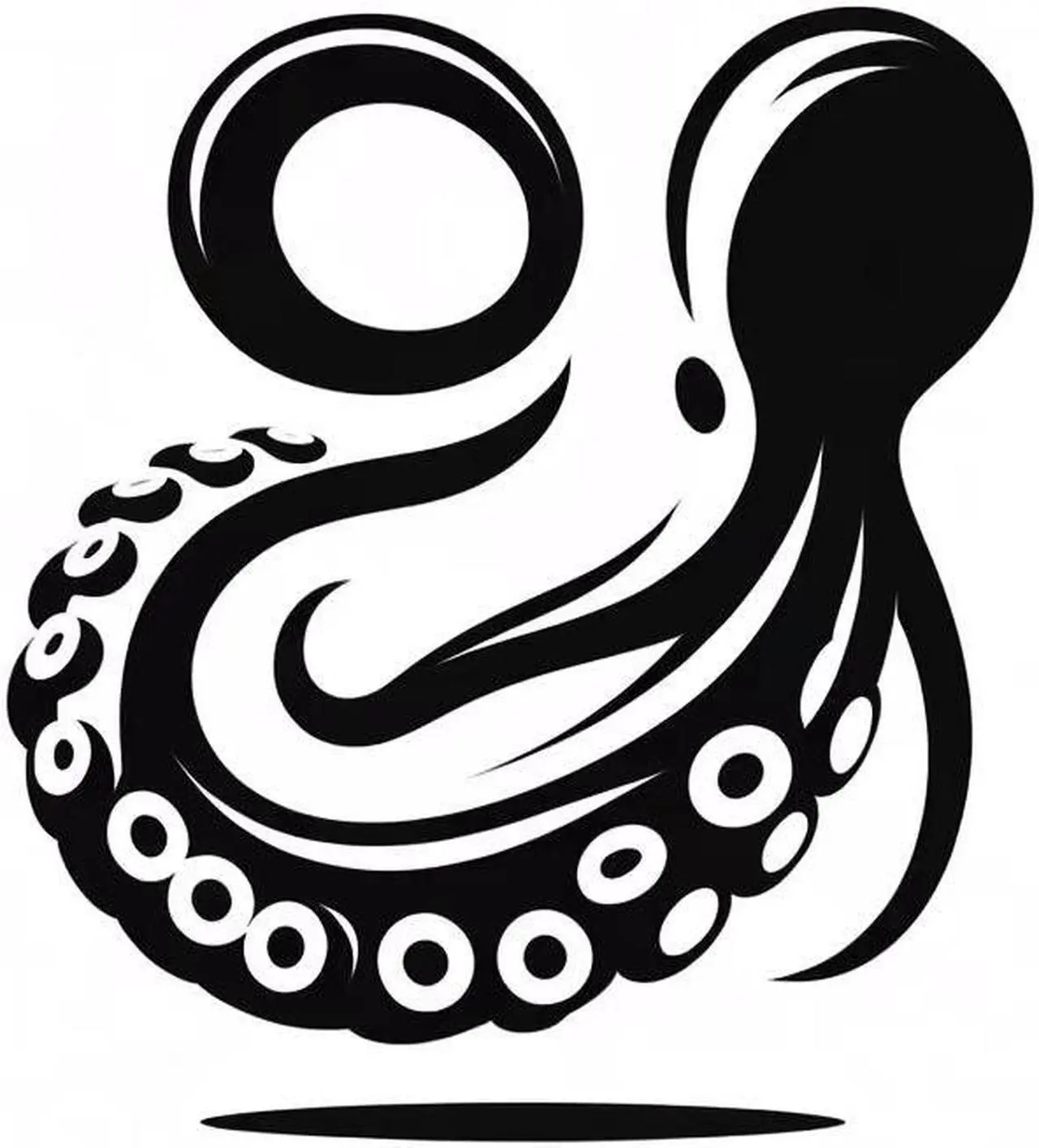 Main image of Octopus Design Temporary Tattoos Unique Tattoo Hands Party Favors For Kids Fake Face Tattoos 6 Pcs3.7 x 3.7 inches