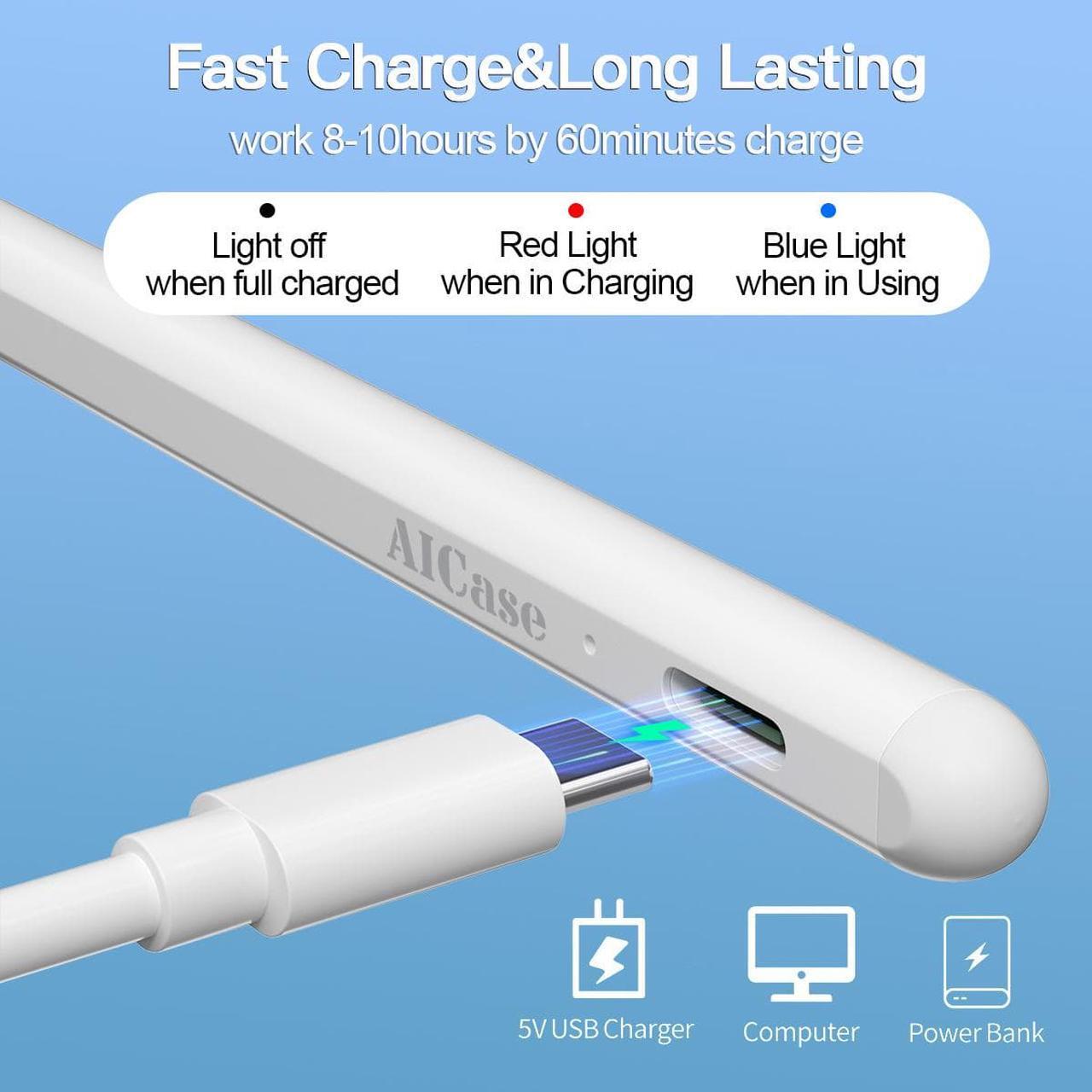 Alt view image 4 of 7 - Stylus Pens for Touch Screens, Active Stylus Pen for iOS/Android with Magnetic Design Fine Point Stylist Pencil Compatible with Apple iPad/Pro/Air/Mini/iPhone/Tablets Writing & Drawing.